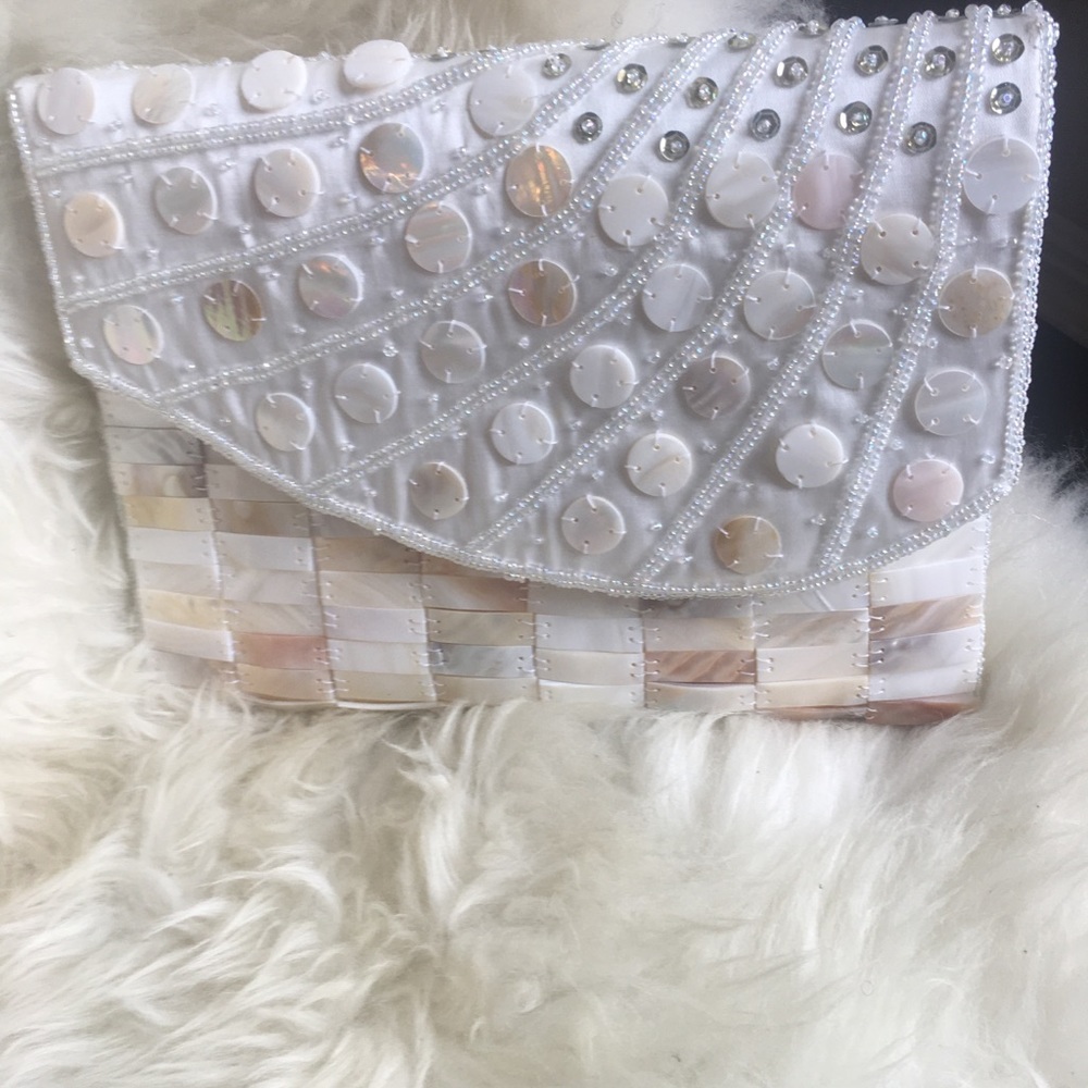 White purse
